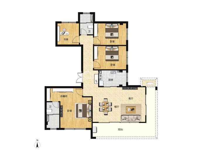 广汇湾--建面 141m²