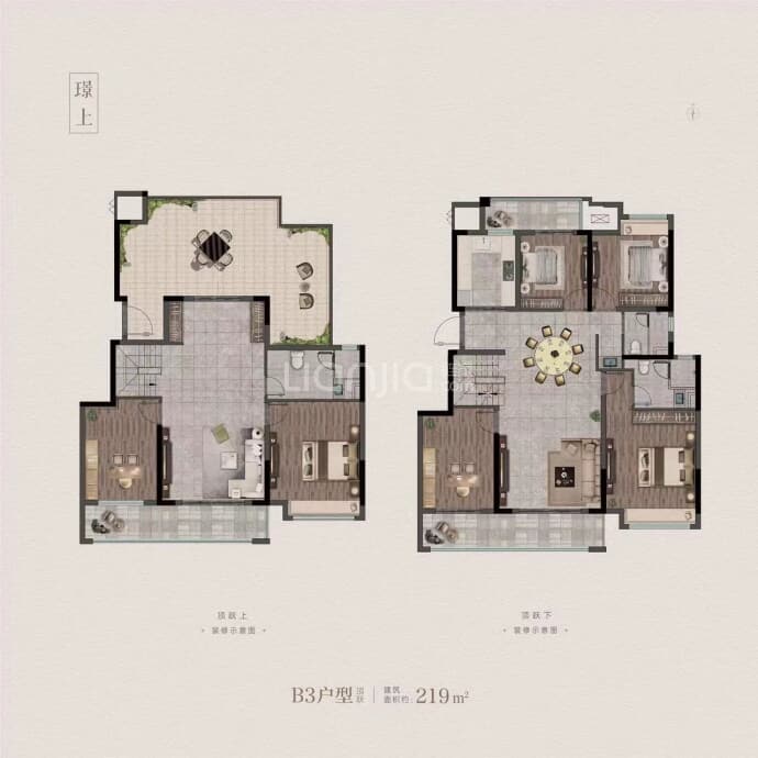 迈上品院--建面 219m²