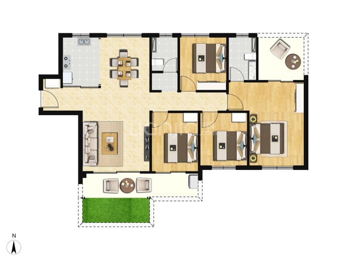建发瑞云--建面 118m²