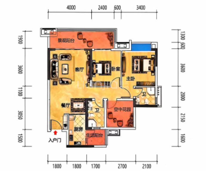 南江新城--建面 101.2m²