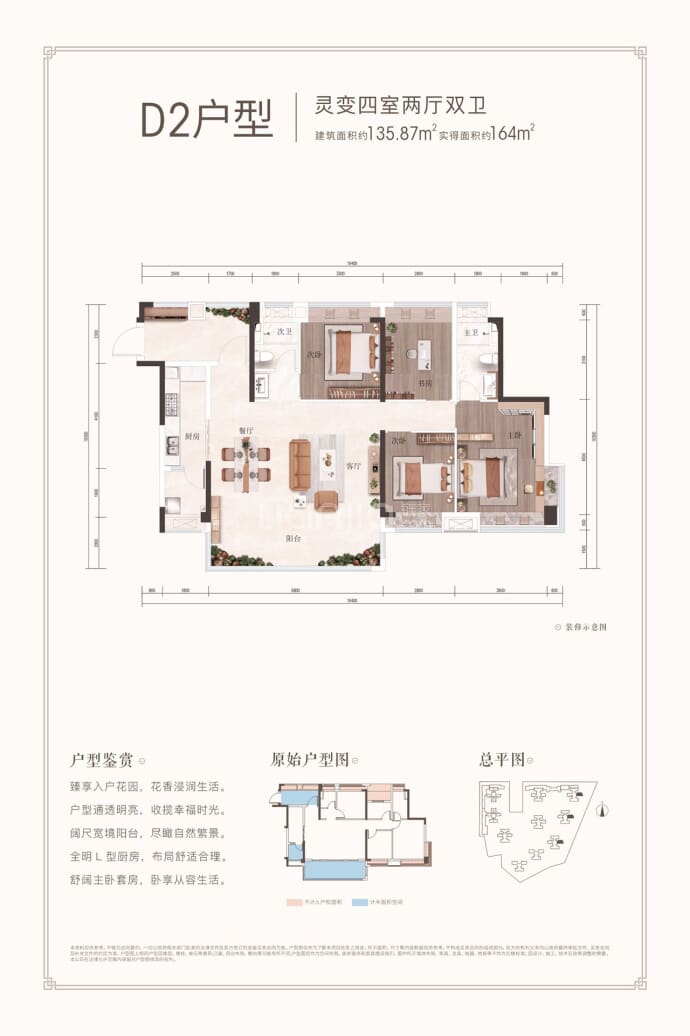 深业北岸--建面 135.87m²