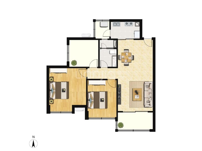 珠光新城3期--建面 89m²