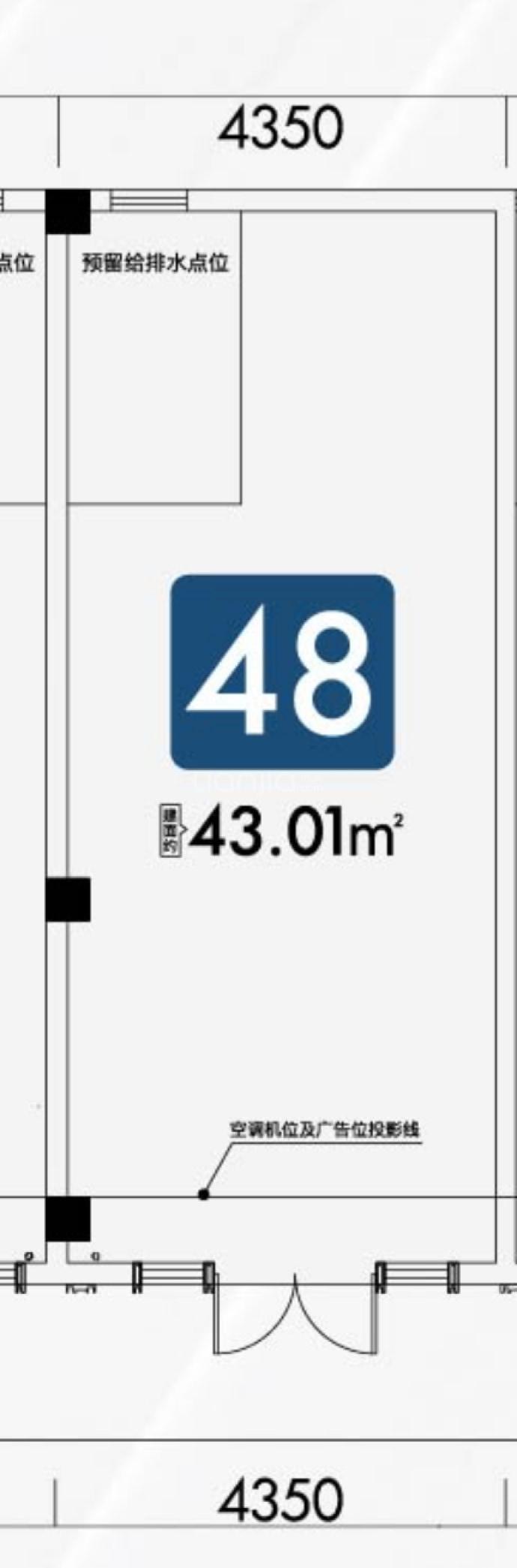 保利碧桂园学府里--建面 43.01m²