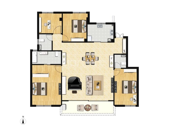 建总华林雍璟--建面 175m²