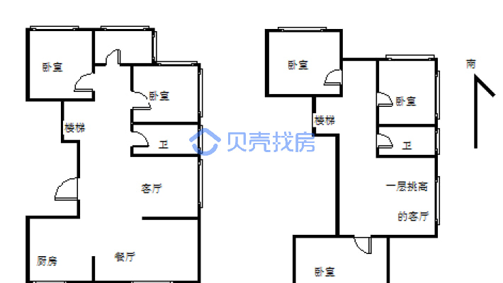 房东换房急售中茵名都5室住房上海之春-户型图
