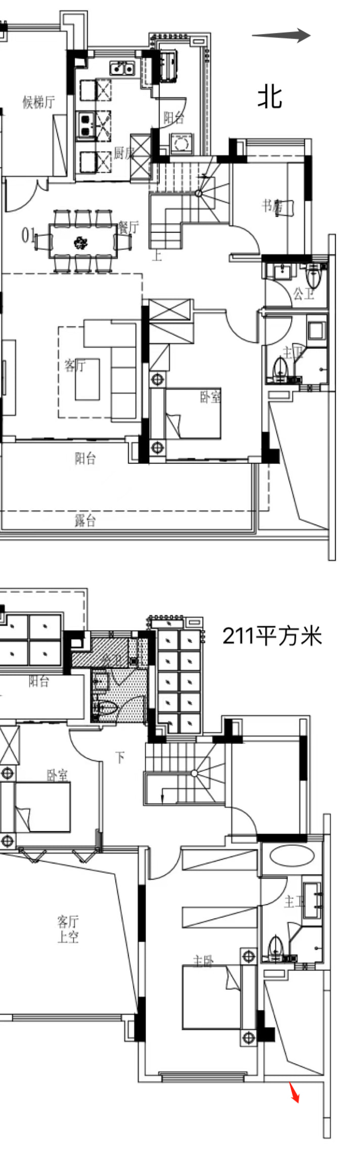 凯德山海连城二期--建面 211m²