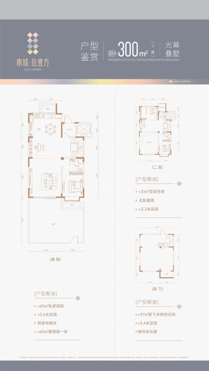 南城拾壹方--建面 300m²