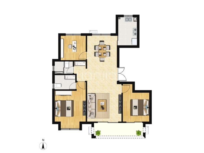 悦翠云庭--建面 119m²