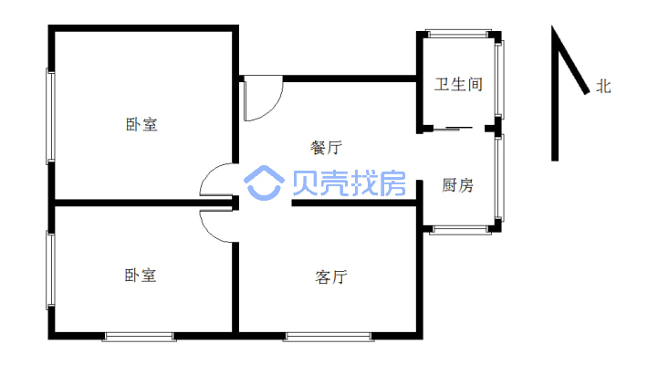 房子新装修的   东  西   南 都有窗户  步梯四楼-户型图