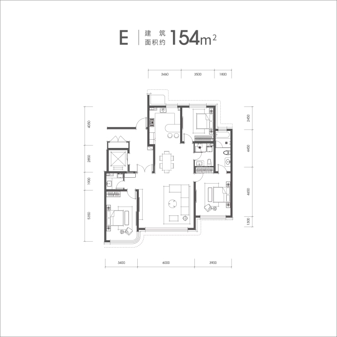 外滩壹号院--建面 154m²