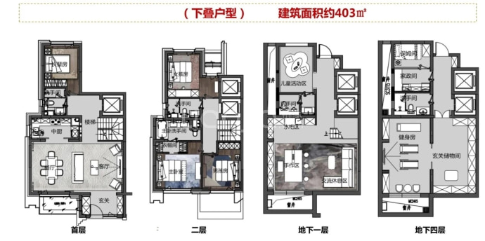 金融街金悦府--建面 403m²