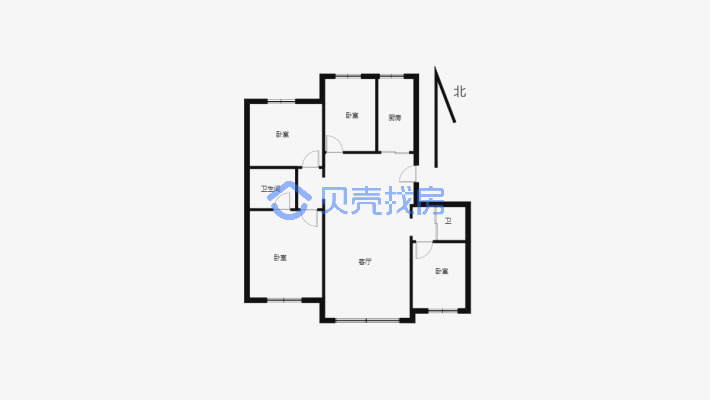 百商托斯卡纳小城 4室2厅 南-户型图