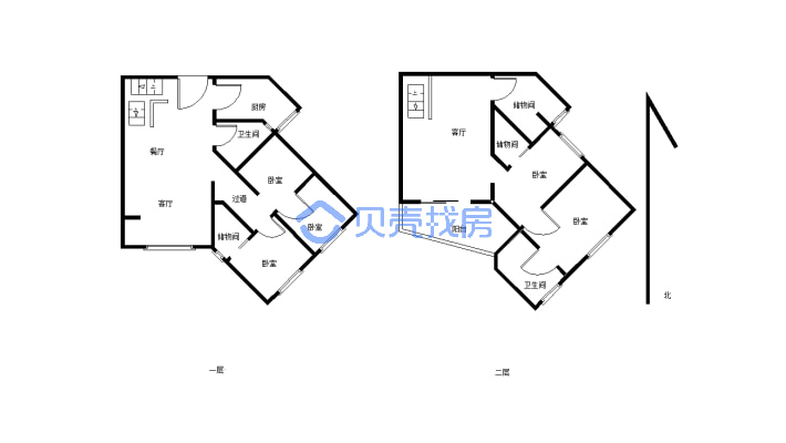 临亚小区，5室2厅2卫，交通便利，小区环境舒适-户型图