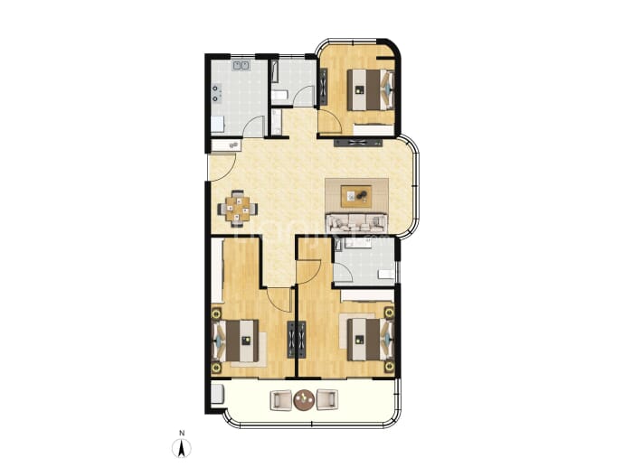 高科紫尧星院--建面 113m²