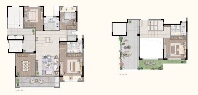 凤凰和颐--建面 164m²