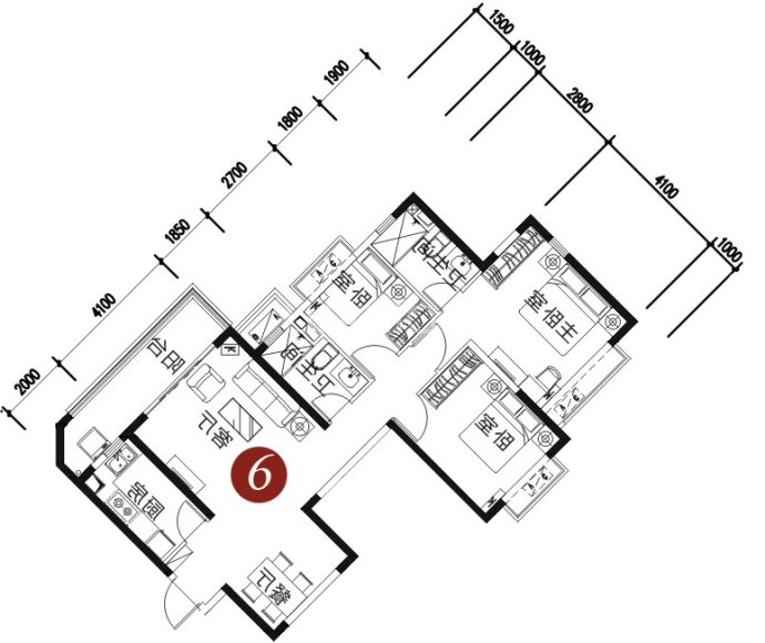 恒大未来城--建面 110.3m²