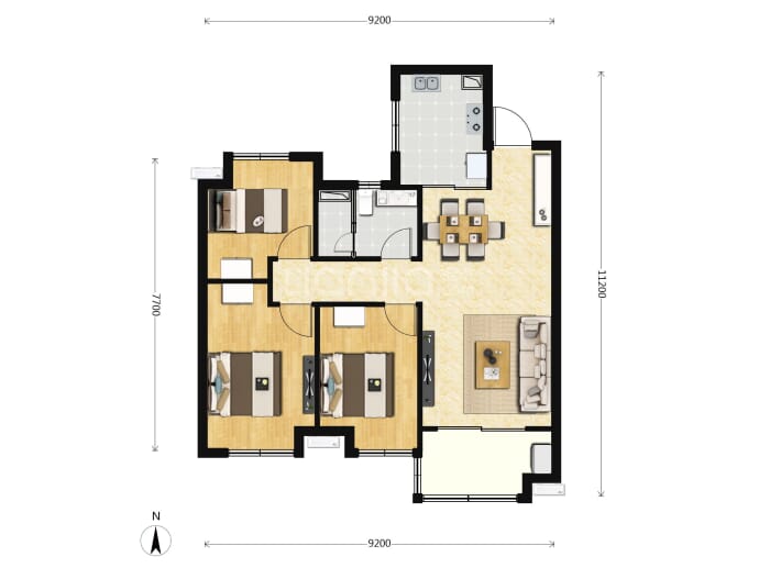 海伦堡•太阳湖人才小镇--建面 93.91m²