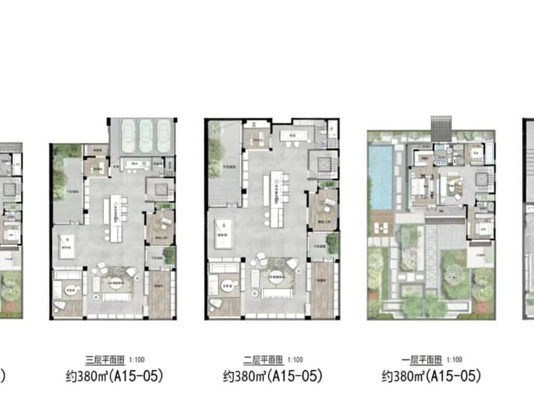 凤栖潮鸣5室2厅7卫户型图