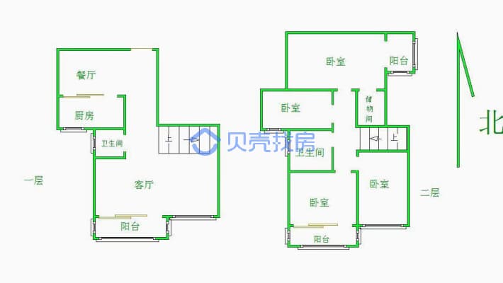 秀兰锦观城 4室2厅 南-户型图