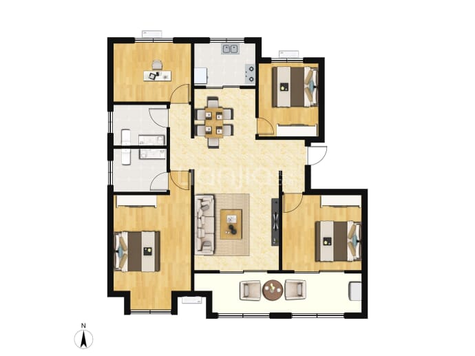 春霖·悦园--建面 130m²