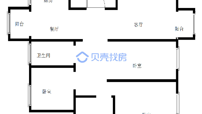 錦绣天成 3室2厅 南-户型图