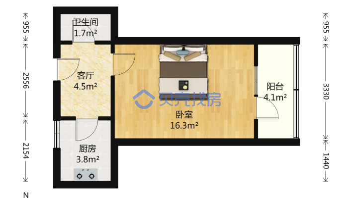 私产可以贷款 六楼朝南不到顶 业主包增值税