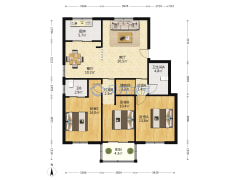 穆溪街39号 3室2厅 南-嘉兴穆溪街39号户型图