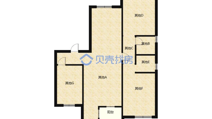 公园旁花园洋房 独梯独户 私享入户大厅-户型图