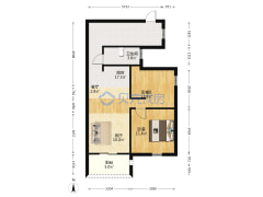 此房精装两室价格合适，满二，楼层低-西双版纳傣族自治州雅居乐西双林语户型图
