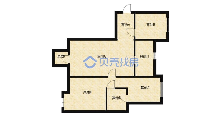 开发区 碧桂园 湖景 电梯 边户 同户型 很便宜一套3房-户型图