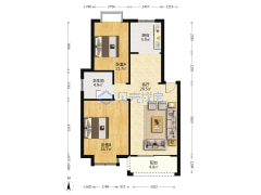 斌锋未来城 2室2厅 南 北-合肥斌锋未来城户型图