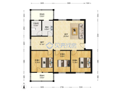 此房满五年，南北通透三居，视野宽阔，出行便利-保定金正小区户型图