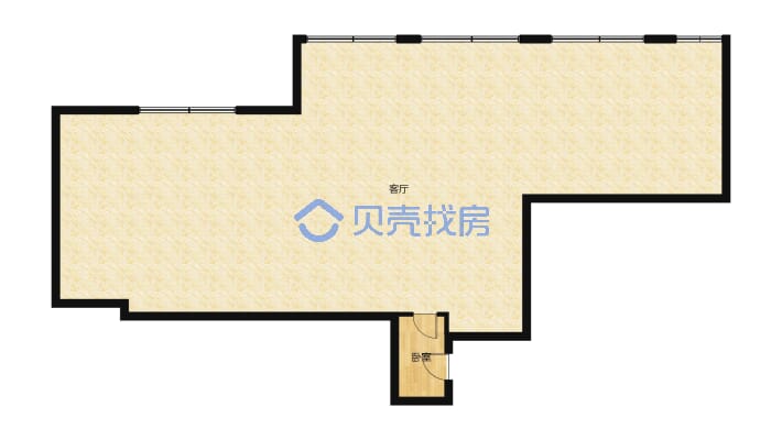 天屿花城桂花岛 三层整层在售40年产权带140平露台-户型图