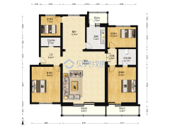 王府温馨公寓 4室2厅 179.47平米-北京王府温馨公寓户型图