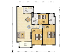 业主急售 清月湾精装三室 二次装修 拎包入住看房方便-驻马店碧桂园清月湾户型图