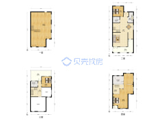 云公馆 联排别墅 边户 带前后院 大院子-株洲联谊山语云栖云公馆户型图