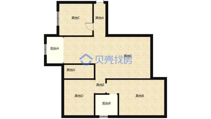 新长江智慧城 三室 121平 78万，有钥匙看房-户型图
