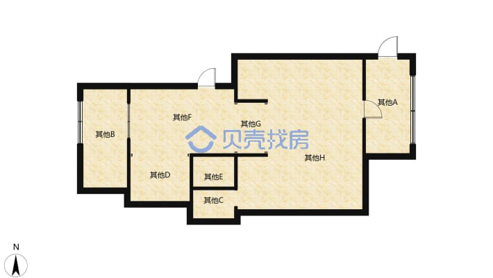 黄州书院 园林式 小区  带地下室 大院子 业主城心出售-户型图