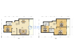 香江悦府 4室2厅 西南-株洲香江悦府户型图