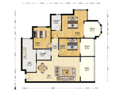 炳三区四十二中小旁精装三室双卫  房子保持良好-攀枝花海德堡户型图