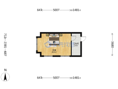 文明路文化路桂月园住宅小公寓全明户型-驻马店桂月园户型图