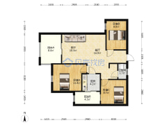 上河居3-2-1-1 84.00m² 69 万 精品房-西双版纳傣族自治州上河居户型图