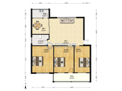 小区在雪松路中段 有欢乐爱家购物 建业大市场-驻马店燃料公司家属院户型图