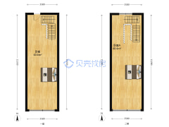 北京南路小西沟地铁口买一层实得两层的好房出售-乌鲁木齐金邦公寓大厦户型图