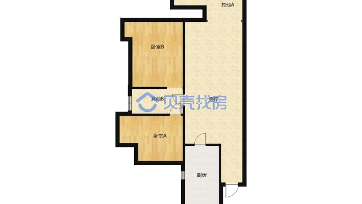 领秀江南国际社区B区 3室2厅 南-户型图