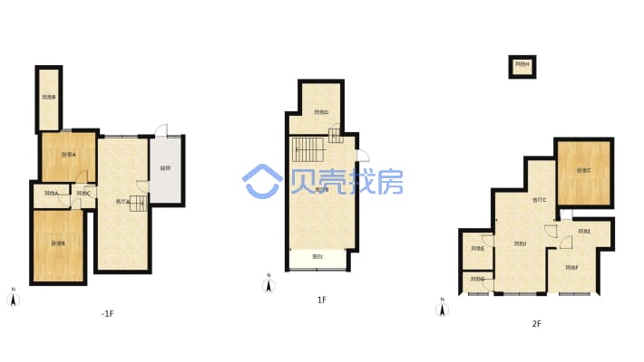 凤凰山庄 5室2厅 南-户型图