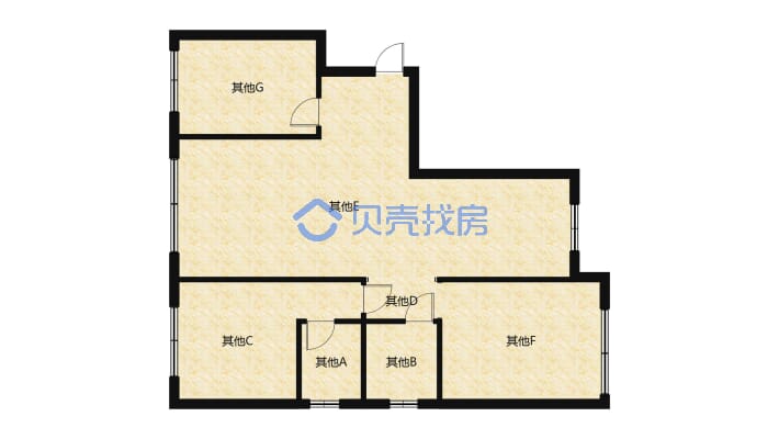 凤凰湖畔 3室2厅 南 北-户型图