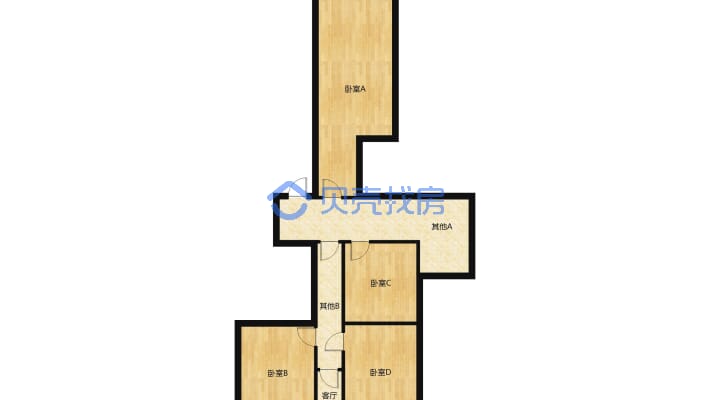 文体路415号 7室0厅 南 北-户型图