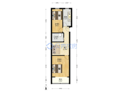 首套首付2成，坐享闵行文化公园，近地铁10号线，满五-上海航华四村户型图