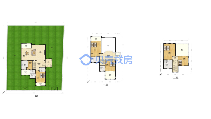 精装独栋 花园别墅 异国风情 环境优美 拎包入住-户型图